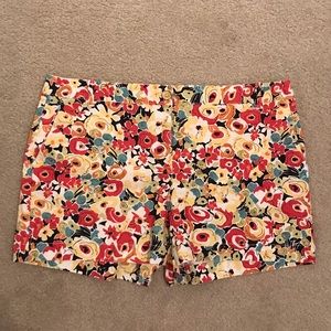 Flower Print Ann Taylor Loft Shorts
